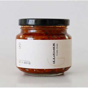 속초식품 속초 담은 비빔 오징어 젓갈, 250g, 1개