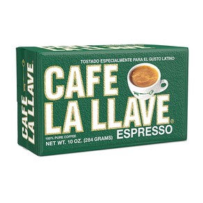 [정품]Cafe La Llave 에스프레소 다크 로스트 커피 10온스106996, Espesso_10 Ounce (Pack of 1), 284g, 1개