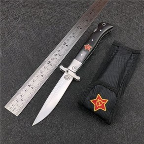 발로란트 카람빗 러시아 Finka NKVD 야외 캠핑 접이식 칼 군사 전술 포켓 나이프 Edc 유틸리티 도구 자, 02 Black, 1개