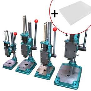 다이모공구 가죽공예 고정형 핸드프레스 소형핸드프레스, 고정형핸드프레스160kg+펀칭보드(극소), 1개