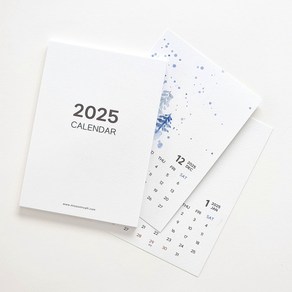 2025년 캘리그라피 무지 탁상 달력 DIY 만들기 10개