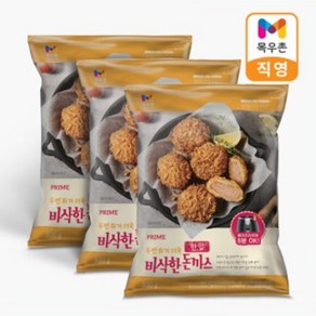 목우촌 프라임 한입 돈까스 500g, 3개