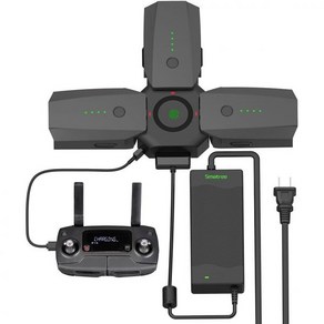 DJI 호환 배터리 충전기 매빅 프로/플래티넘에 호환되는 스마트리 80W 고속 전원 어댑터 포함 프로 충전 허브(DJI 2 프로/2 줌/매빅 에어 2에는 적합하지 않음), DJI 호환 배터리 충전기 매빅 프로/플래티넘에 호환되, 1개
