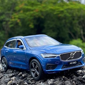 1:32 VOLVOs C60 SUV 자동차 다이캐스트 모델 사운드 라이트 선물