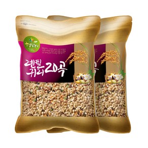 현대농산 렌틸콩 귀리혼합 20곡, 5kg, 2개