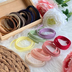 완두콩프린세스 6mm 니트리본 뜨게 핀대 감기 선물 포장 니트 리본 테이프 리본공예, 0.6cm 브이니트_90cm(1마 단위), 라임