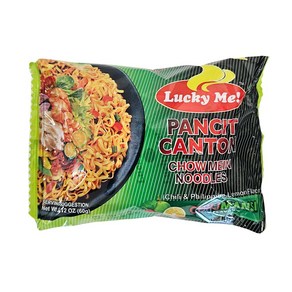 필리핀 판싯칸톤 칠리만시 칠리 깔라만시 라면 / Lucky Me Pancit Canton Chili mansi noodles