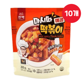 한맥 마시따 떡볶이 매콤 200g x 10개