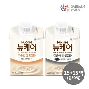 뉴케어 구수한맛 반 고소한검은깨 반 classic 클래식 균형영양식 200ml 30개