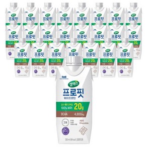 매일 셀렉스 프로핏 웨이프로틴 드링크 초콜릿 330ml 24팩 / 스포츠 마시는 단백질음료, 24개