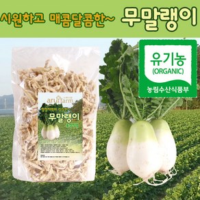 아루이팜 유기농 무말랭이 무말랑이 300g, 2개