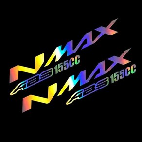 엠블럼 로고 스티커 호환 반사 스쿠터 바디 페어링 데칼 야마하 nmax NMAX155 2020 2016-2019, Non-eflective, 1개