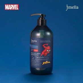 제이멜라 마블 스파이더맨 우드 앤 솔트 지성 쿨링 헤어 퍼퓸 샴푸 1000ml (유통기한 2025.08.28), 1개, 1L