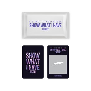 아이브 월드투어 쇼왓아이해브 앙코르 랜덤 포토카드 팩 IVE SHOW WHAT I HAVE ENCORE RANDOM PHOTOCARD PACK