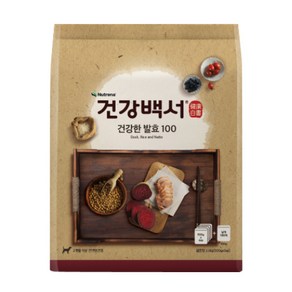 건강백서 전연령용 건강한 발효 100 건식사료, 연어, 2.5kg, 1개