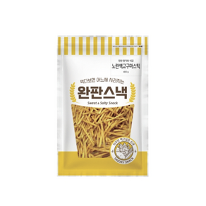 완판스낵 노란색고구마스틱 400g, 5개