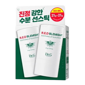 닥터지 레드 블레미쉬 수딩 업 선스틱 듀오 2p SPF50 PA++++, 42g, 1개