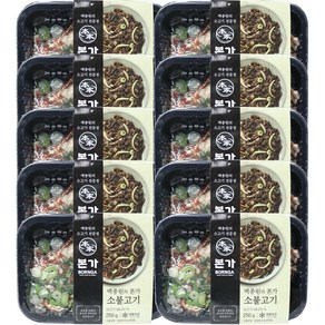 [매진행렬] 백종원 본가 소불고기 특급 레시피 양념 불고기, 250g, 10개