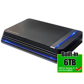 Avolusion HDDGea Po X 6TB USB 3.0 외장 게이밍 하드 드라이브 XBOX 시리즈 S