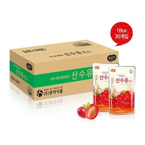 광야식품 산수유감식초 130ml 30팩, 30개