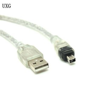 4피트 120cm USB 남성 파이어 와이어 IEEE 1394 핀 iLink 어댑터 코드 케이블 소니 DCR-TRV75E DV 카메라, [01] 1.2M, 1개