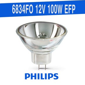 6834FO PHILIPS 12V 100W EFP A1/231 GZ6 35 필립스 할로겐램프, 1개