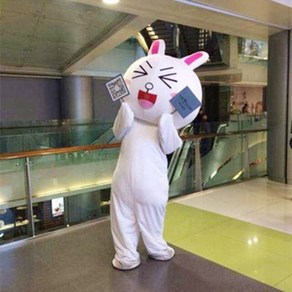 할로윈 코스프레 무대 코스튬 토끼 행사 인형탈 축제, 큰 머리 코니 토끼