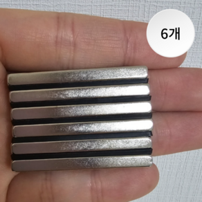 쇼픽스 네오디움 초강력 막대자석 NS 50mm x 10mm x 5mm, 6개