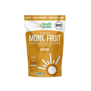 Health Gaden Monk Fuit Sweetene Classic - Non Health Gaden 몽크 과일 감미료 클래식 - 유전자 변형 성분 없음 -, 1개, 453.59g