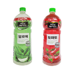 미닛메이드 알로에 + 토마토, 미닛메이드 알로에 1.5L 1개 +토미토 1.5L 1개, 1세트, 1.5L