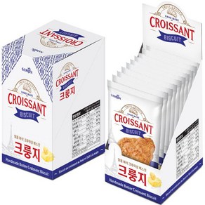 삼진 달콤바삭 버터 수제 크룽지 20g x 40개입 크로와상 베이커리 간식, 40개