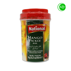 Mango Pickle NATIONAL Pakistan 망고 피클 내셔널 파키스탄, 1kg, 1개