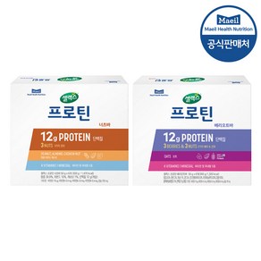 셀렉스 코어프로틴 단백질 너츠바+베리오트바 50g 24개입 각 12입 에너지바 프로틴바