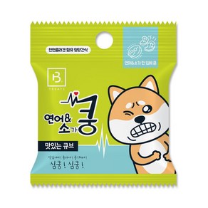 브리더랩 한입에 쿵 소고기&연어 20g X 50개, 소&연어