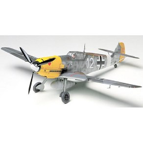 TAMIYA 타미야 61063 1/48 걸작기 시리즈 No.63 메사슈미트 Bf109 E-4/7 TROP, 단일, 1개