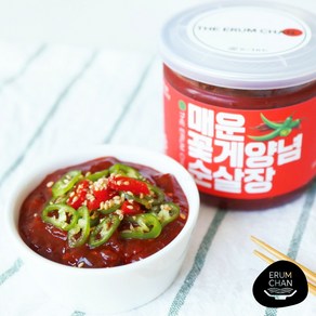 [이룸찬] 꽃게 순살 양념게장300g 꽃게 매운 순살 양념게장300g 2개, 300g, 1개