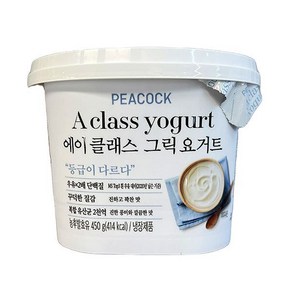 피코크 피코크 에이 클래스 그릭요거트 450g, 종이박스포장, 2개