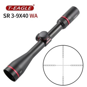 스코프 도트사이트 T eagle s 3 9x40wa 범위 전술 사냥 공기총 소총 pcp 광학 시력 저격 무기 액세서리 iflescopes 421, 검은색, 1개
