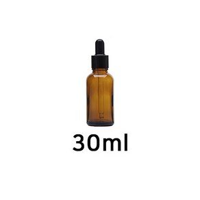 스포이드 공병 모음 5ml~100ml, 갈색 유리병 30ml, 1개