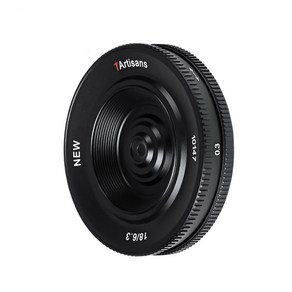 7atisans 18mm F6.3 Mak II APS-C 렌즈, 후지 FX용