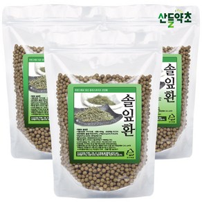 국내산 솔잎환 400g 국산 자연 그대로 푸른 소나무잎환, 3개