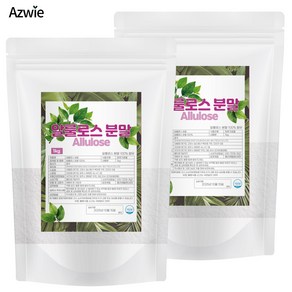 알룰로스 가루 분말 100%, 1kg, 2개