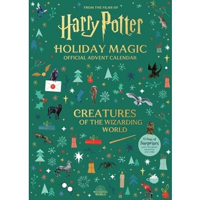 (영문도서) Harry Potter Holiday Magic: Official Advent Calendar: Creatures of the Wizarding World Hardcover