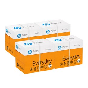 [HP] A4 복사용지(A4용지) 80g 2500매 4BOX, 4박스