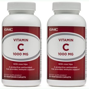 GNC 비타민C 1000mg 100베지캡슐 x 2통, 2개, 100정