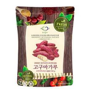 푸른들판 국산 고구마 분말 가루 100%, 500g, 1개, 없음