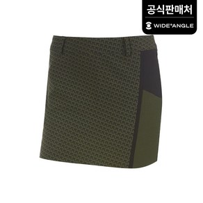 [와이드앵글 공식] 여성 스트릿패턴 블럭 큐롯 WWU18Q01K7