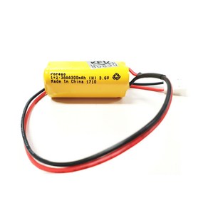 소방용 예비전원 DC 3.6V 1+2 3AAA 300mAh PORESO 수신기 비상구 유도등 소방배터리 제이앤에스테크 포레소 LND 와우글로컴, 2핀 1타입 검빨, 2개