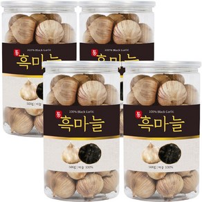 발효 흑마늘 히말라야 티벳 통흑마늘 + 사은품 증정, 4개, 500g