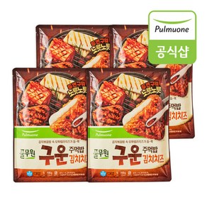 풀무원 구운 주먹밥 김치치즈 500g 4봉, 구운 주먹밥 김치치즈 4봉, 1개